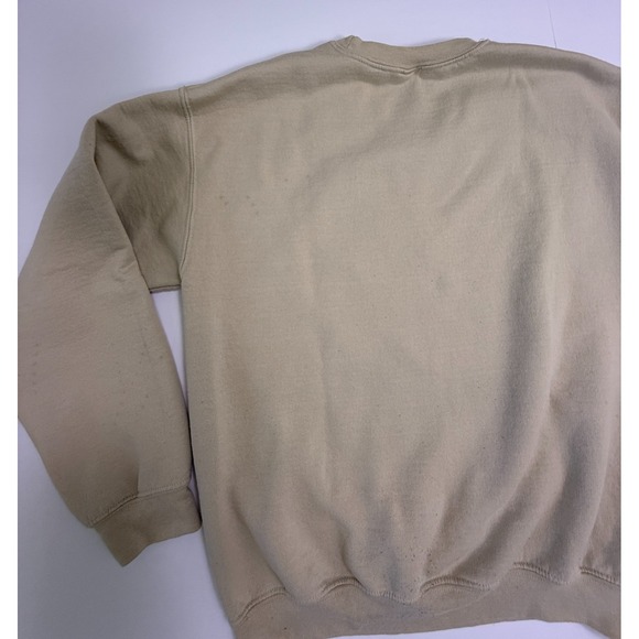 Pink Floyd Sweatshirt Beige Graphic Crewneck Medium Sun Moon Eye Vintage Style - Picture 7 of 13